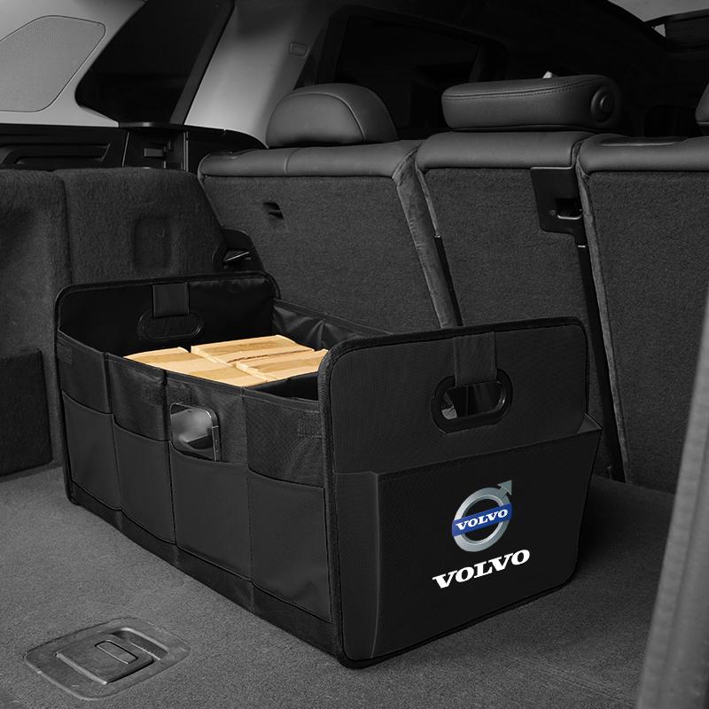 Oxford Cloth Car Trunk Storage Box For Volvo V60 V40 XC90 S60 C30 V50 V70 S90 Large Capacity Foldable Organizer Bin Car Supplies apa123