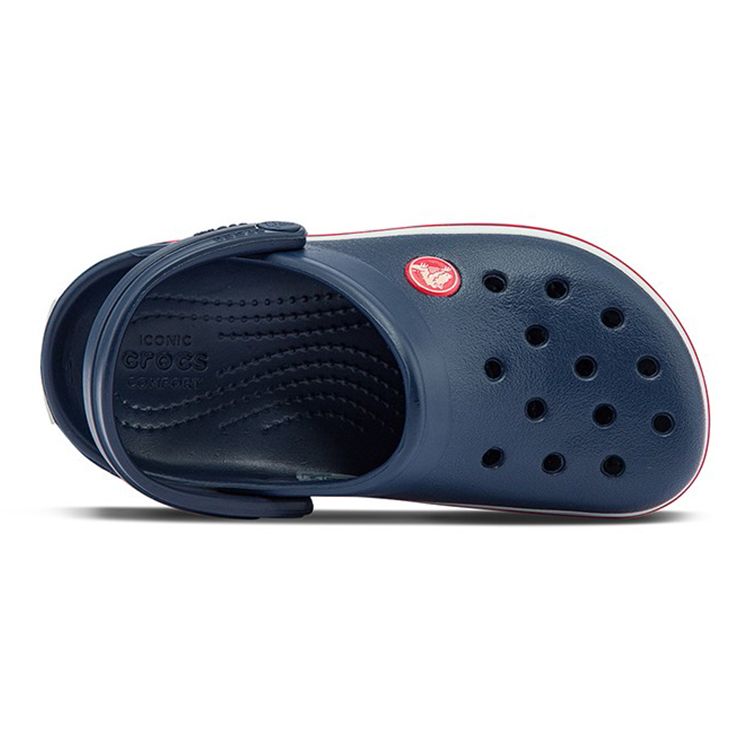 Crocs Crocband Casual Clogs Kids Footwear Blue Red 207006-485