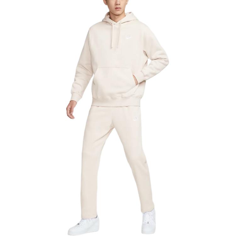 New Nike Sportswear Club FW24 Fleece Sweatshirt Men's Light Redwood Umber BV2655-104