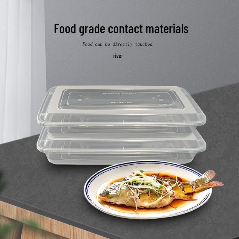 Disposable Rectangular Transparent Meal Box