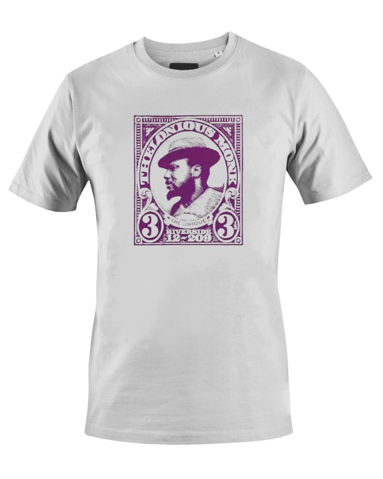 Thelonious Monk Jazz Bop Music Graphic Print Mens T-Shirt S