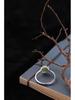 Adjustable Women's Ring with 925 Sterling Silver, Green Jasper, Zircon, and Jade Oval Design, with Certificate