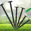 100pcs Barb Design Grass-proof Cloth Nails Fixing Nails Plastic Pegs Ground Nails Orchard