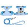 Cute Cartoon Pet Harness with Backpack Outdoor Travel Vest Type Small Meidum Dog Detachable Detachable Backpack
