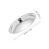 Large Universal Pot Lid Stainless Steel Replacement Pan Skillet Cover with Bakelite Knob Kitchen Pot Cover Universal Lid