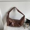 Large Capacity Hobo Bag Women's Vintage Pleated Shoulder Bag Commuter Crossbody Bag