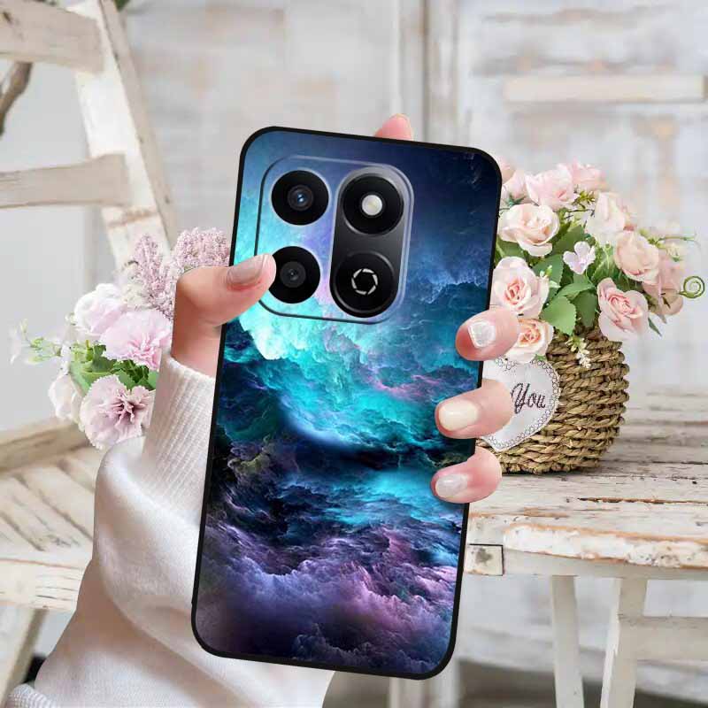 Soft Silicone Case For Honor X7c 4G 5G Cover Cat Painted Lovely Back Cover for Huawei Honor X7C 5G Phone Case HonorX7C TPU Para