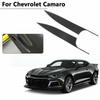 Front Door Armrest Panel Cover Trim For 12-15 Chevrolet Camaro Soft Carbon Fiber