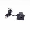 Car Black USB Input Adapter Ado Radio Socket Interface Cable For Ford Focus MK2 2005-2009