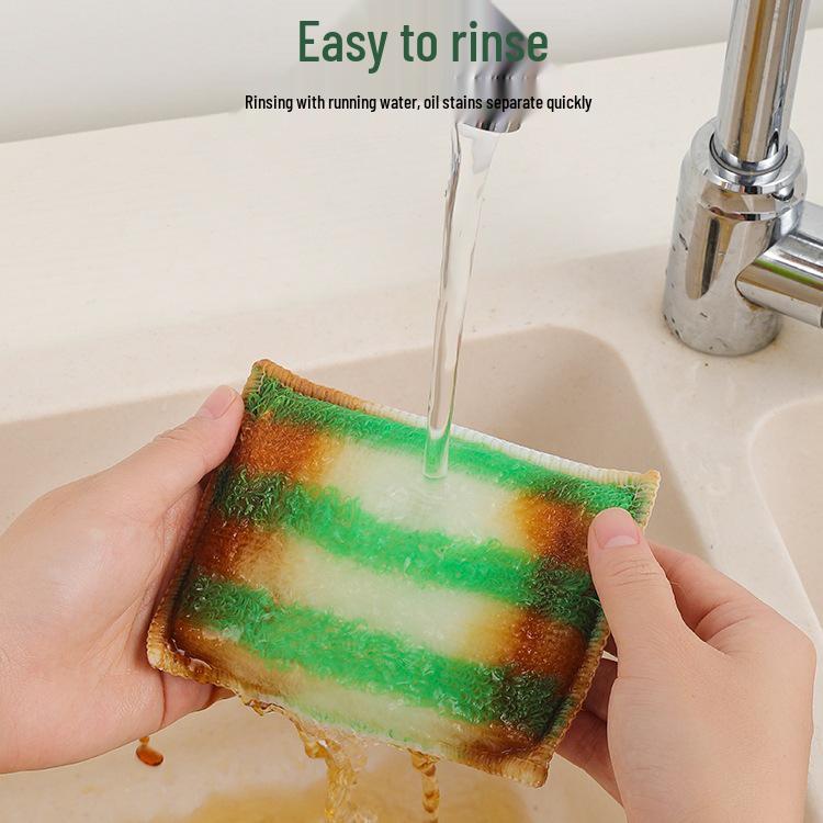 Bamboo Fiber Magic Eraser Kitchen Scrubber
