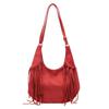 Retro matte fringed underarm bag women's early autumn large-capacity versatile wasteland wind casual shoulder messenger bag