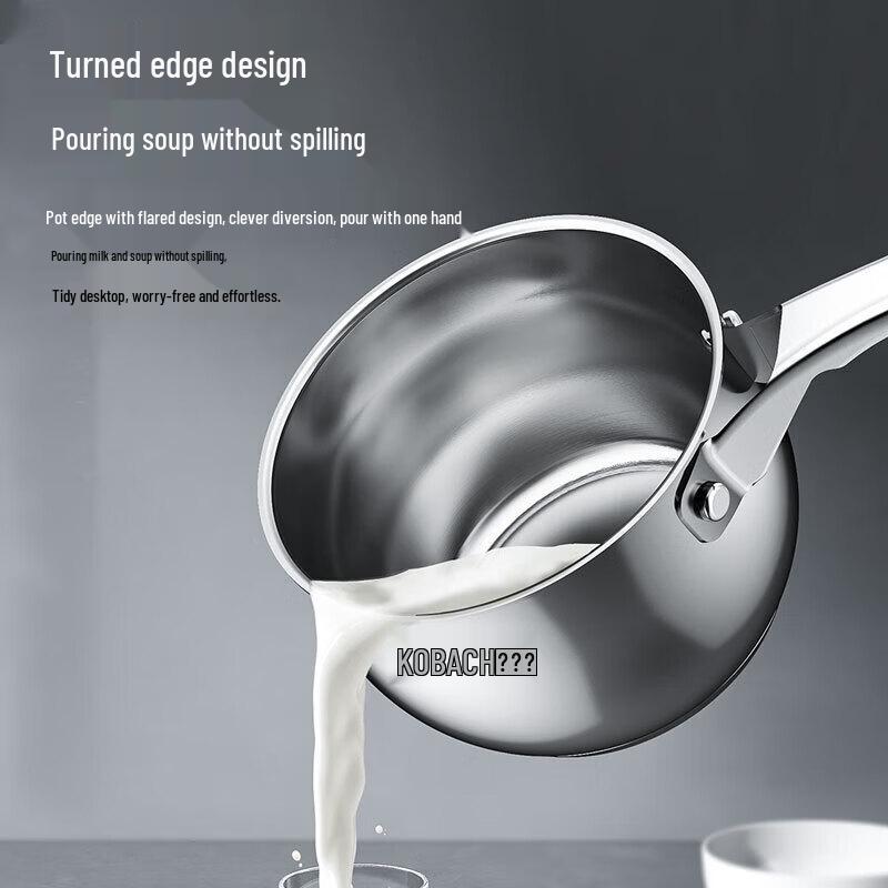 KOBACH 16cm Stainless Steel Milk Pot