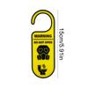 Toilet Door Knob Hanger Single-Sided Do Not Open Bathroom Door Warning Sign All Standard Doors Handle Hanging Decoration