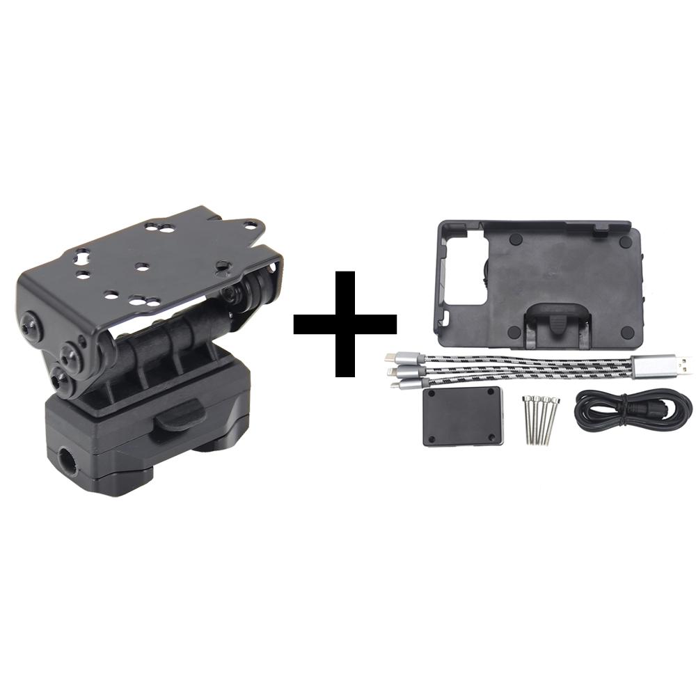 10/12mm New Navigation Bracket GPS Smartphone Mobile Phone USB For HONDA CRF 1000L CRF1000 Africa Twin CRF1000L 2018 2019 2020