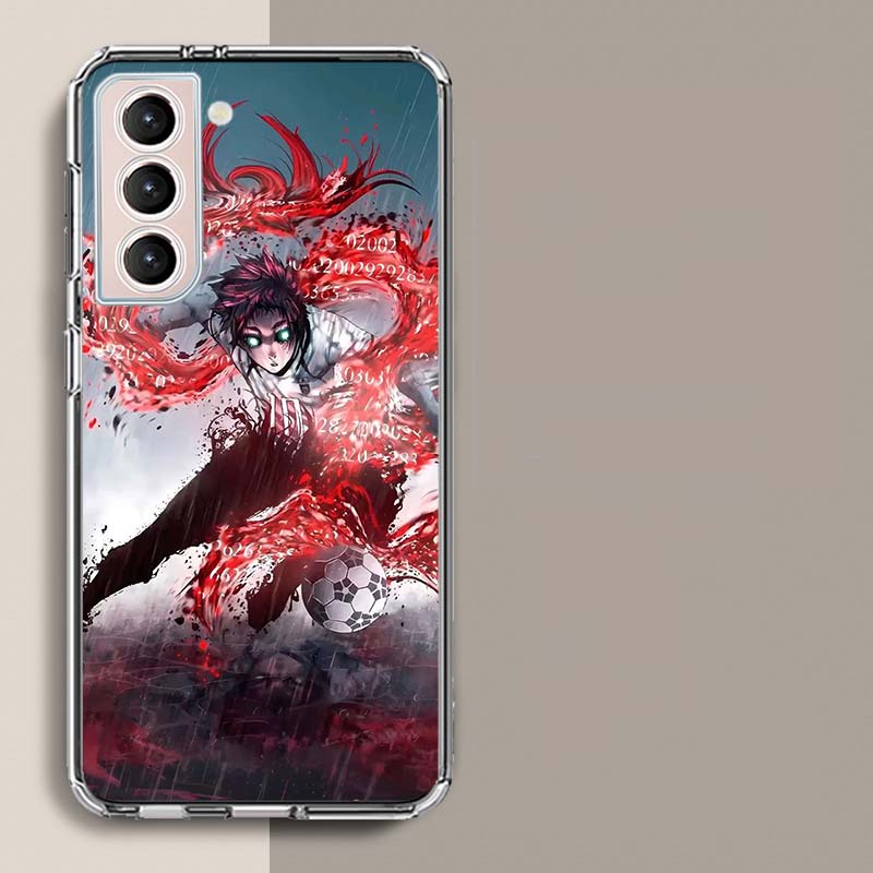 Blue Lock Anime Phone Case for Samsung A16 A17 A26 A36 A56 A57 A55 A54 A37 A15 A25 A35 A14 A24 A34 Galaxy Note 20 10 A07 A06 A04