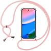 Hülle für Google Pixel 10, Stoßfester Schutz Verstärkte Ecken mit Verstellbarem Rosa Lanyard