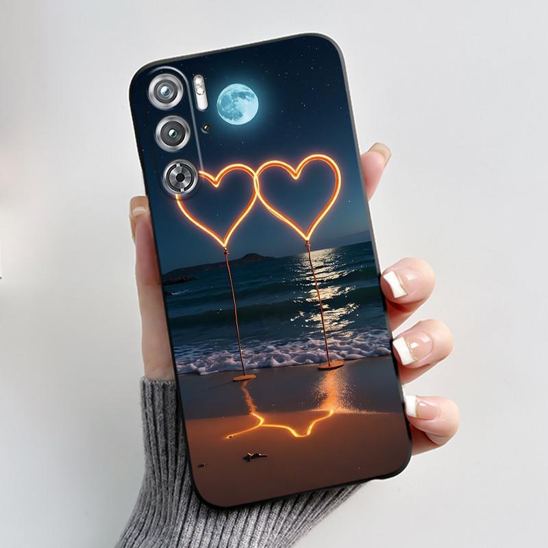 Phone Case For ZTE Nubia Red Magic Redmagic 9 9S Pro Plus 5G Case Cute Love Rabbit Protective Black matte TPU Soft Cover Casing