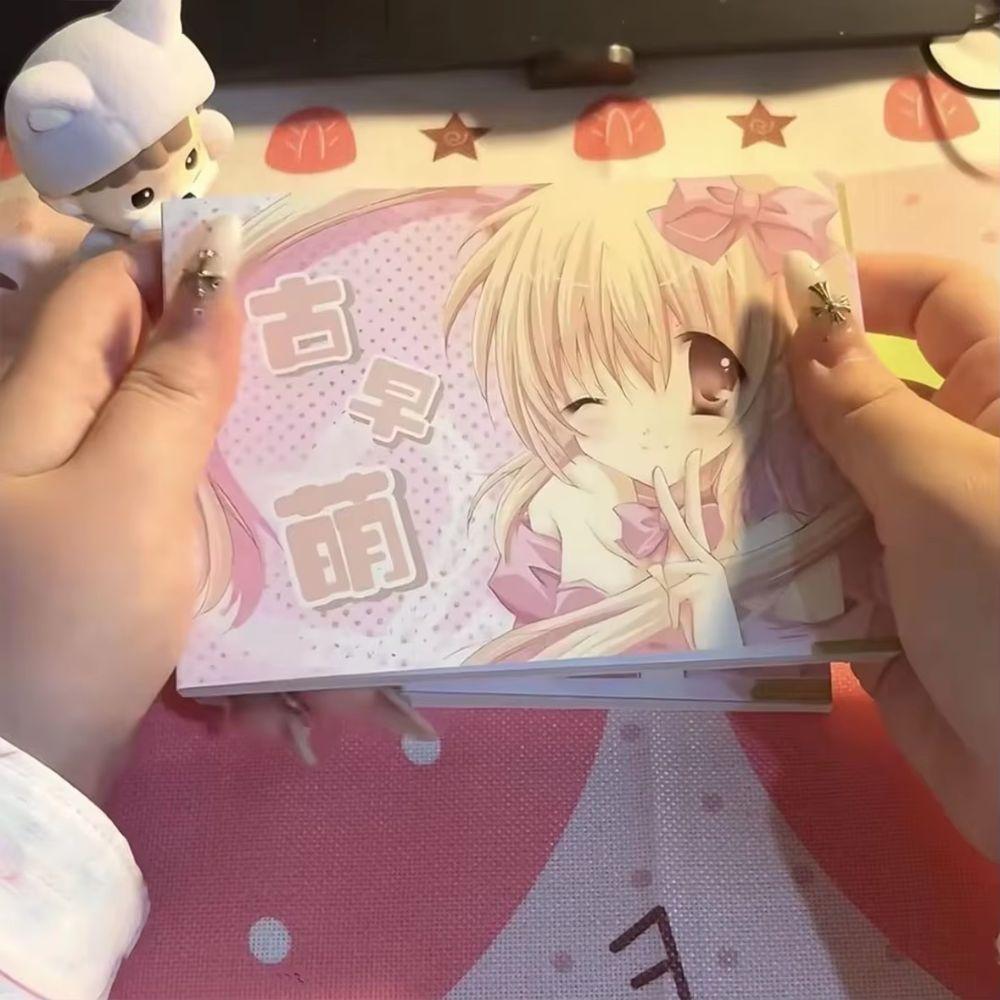Anime Girl Art Sticker Book Pastel Colors Scrapbook Stickers Decorative Stickers Phone Case DIY
