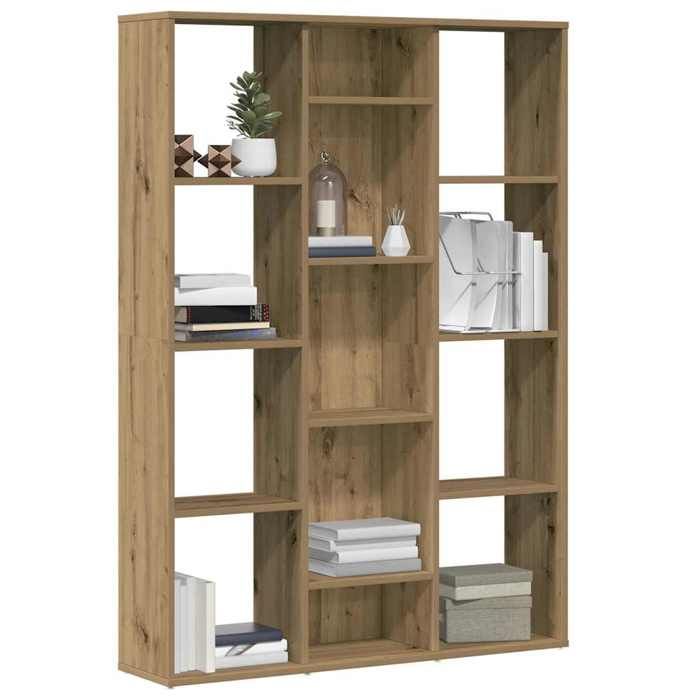 VidaXL Room Divider/Bookcase Artisan Oak 100x24x140 Cm, Book Cabinet, Separator, Storage Rack, 855843