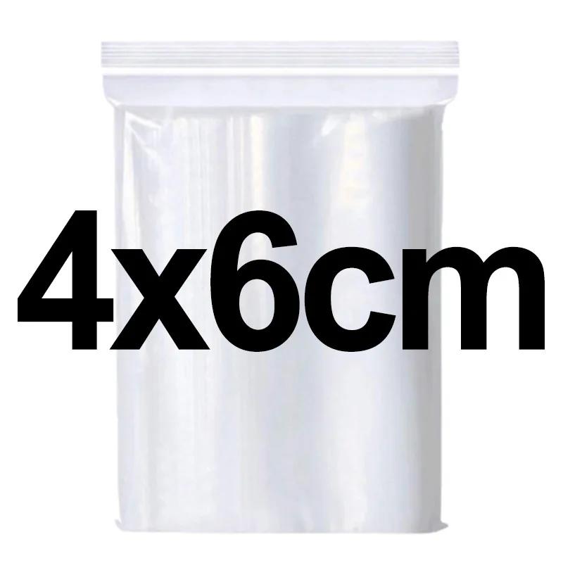 Transparente Zip-Verschlussbeutel Plastik Vakuum Aufbewahrungsbeutel für Kleinschmuck Küche Lebensmittelverpackung Wiederverschließbarer Heimverschlussbeutel