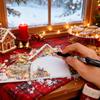 3d Christmas Card Unique Pop-Up Santa Claus Card Christmas Greeting Card Three-Dimensional For Decor Gifting Christmas