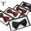 Classic Mens Wedding Bow Tie With Satin Finish For Grooms And Groomsmen