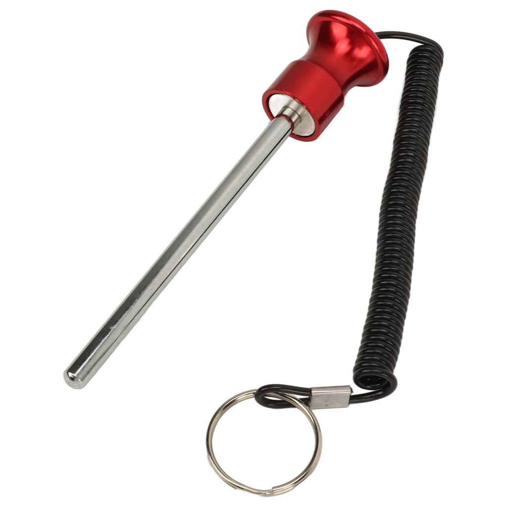 Magnetický kolík pro posilovací stroj 8x125mm s tažným lankem Kolík pro výběr zátěže pro cvičební doplňky pro silový trénink