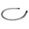 Metal Headband 6Pcs Unisex Hair Elastic Bands Black Flexible Hair Fashion Accessories for Men Women Kids