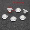 Earrings Screw Backs Anti-Pain Ear Clip Rubber Silicone Earring Back Stoppers for Stud Earrings Ear Plug Blocked Caps DIY Making