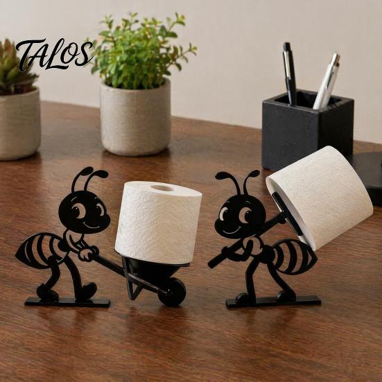 Functional Tabletop Ornament 3D Printed Ant Paper Roll Holder, Decorative Towel Holder Creative Display Rack for Home Kitchen Decor Accents
