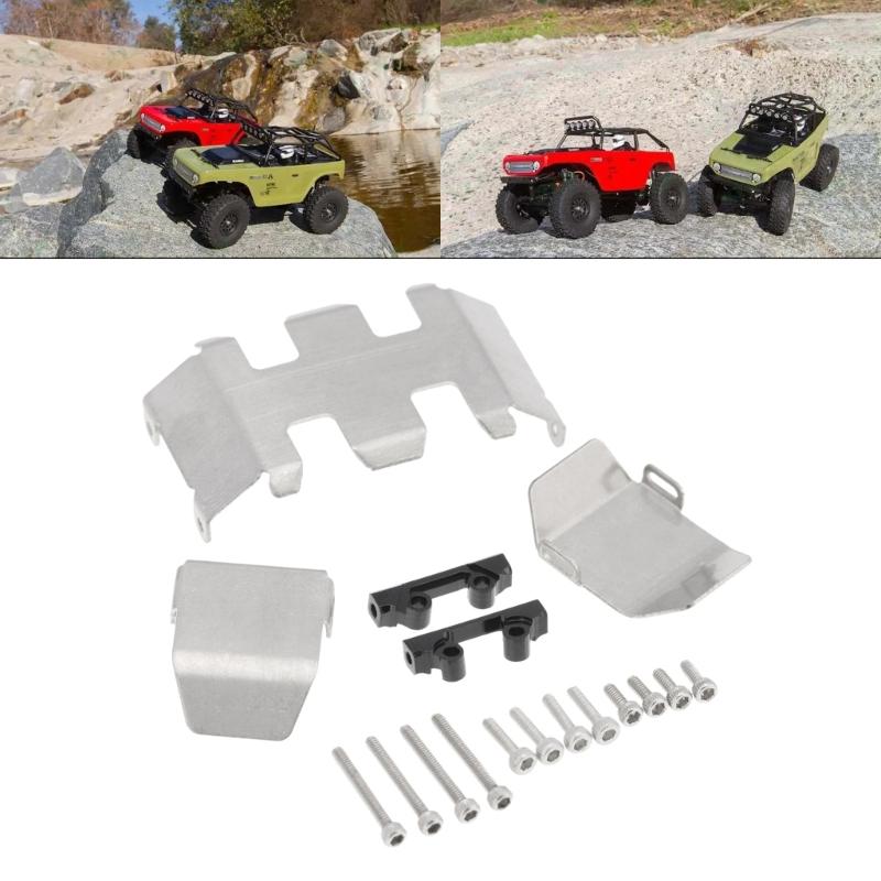Chassis Armor Chassis Guards Protectors for SCX24 Axle Guards kit for 1/24 SCX24 90081 RC-Model Car