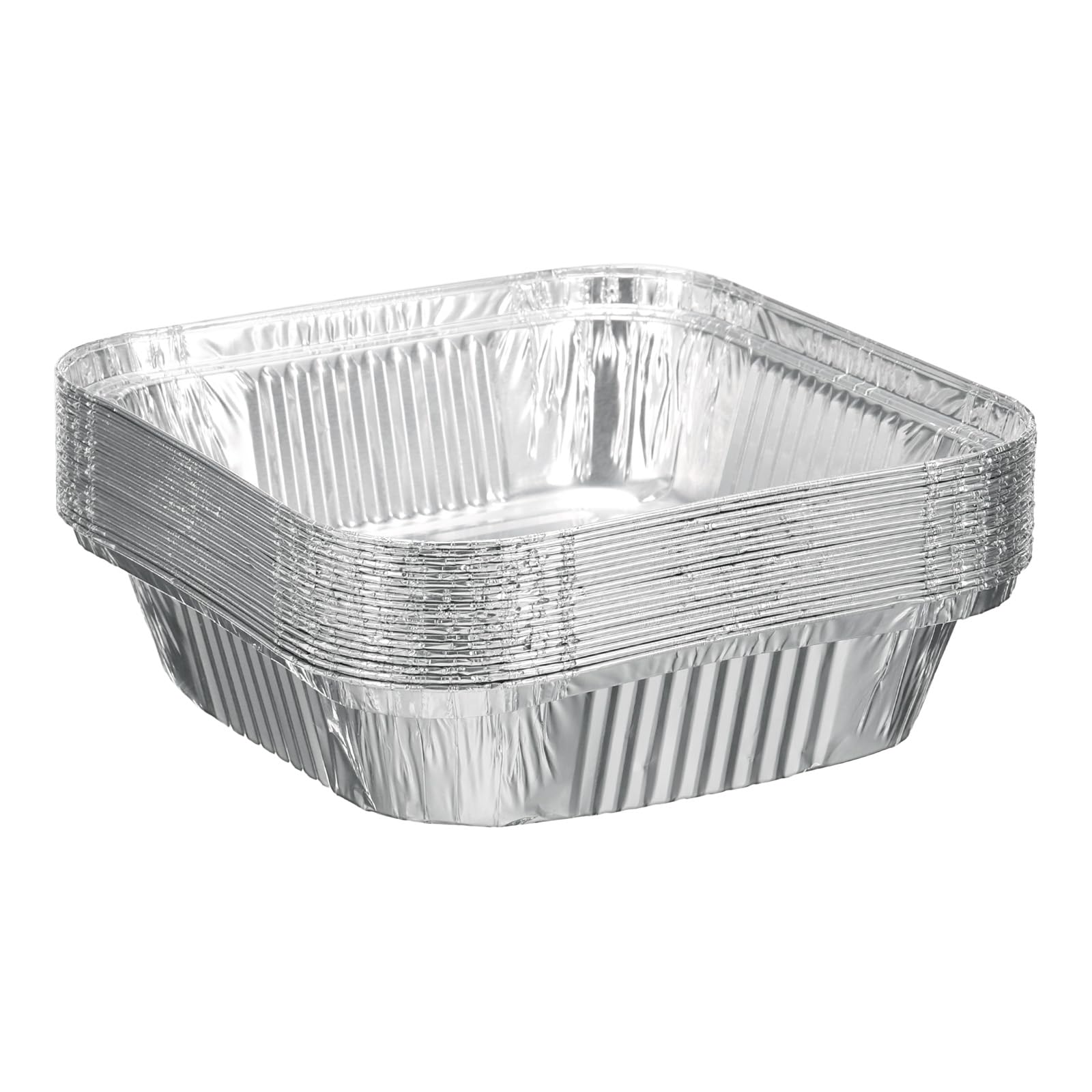 

uxcell 20 шт. алюминиевая фольга противень для пирога квадратный одноразовый антипригарный противень для пирога киша тарталетки выпечки приготовления пищи разогрева вечеринки серебристый 6.3