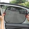 Universal Car Mesh Suction Cup Sunshade Portable Sunscreen Heat Insulation Anti-UV Sunshades Car Window Collapsible Sun Visor