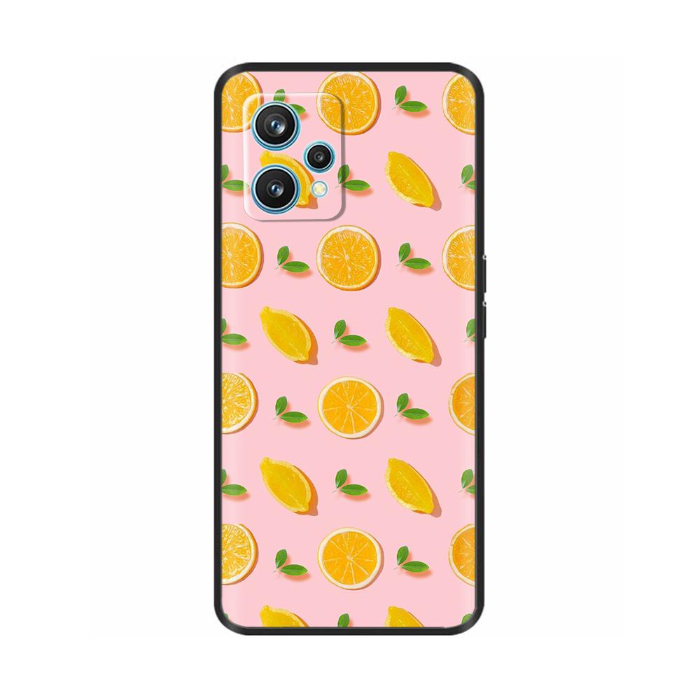 For Realme 9 Case Cover Lovely Plants Cartoon Cases for OPPO Realme 9 4G RMX3521 Realme9 Phone Case Soft Silicone fundas coque