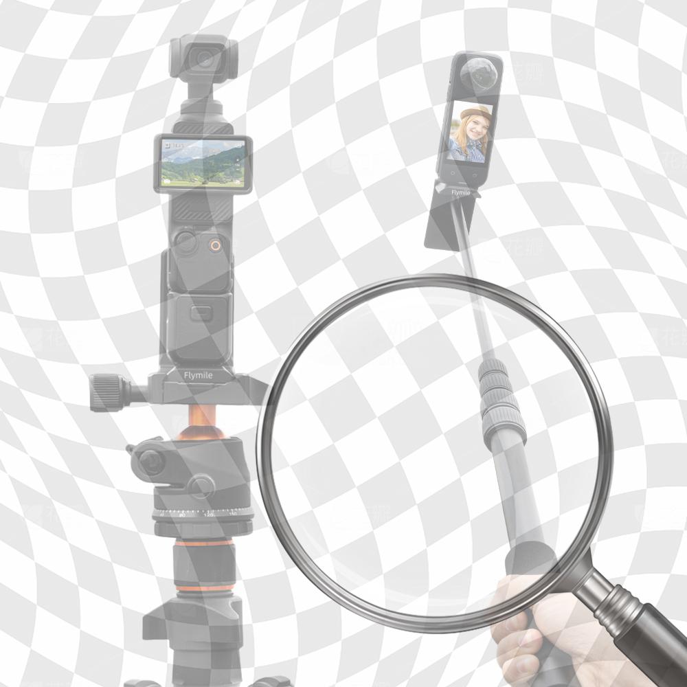 

Magnetic Mount 1/4 Screw Hole Adjustable Bracket Base Fold Lightweight Bracket for DJI Osmo Pocket 3 for ACTION 5/X4 China Mainland