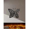 1pc Metal Butterfly Flower Wall Art Decor Iron Hanging Home Living Room Dining Room Bedroom Bathroom Decoration