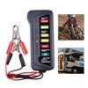 User Friendly 12V Car Battery Tester with Two Testing Clips and LED Lights