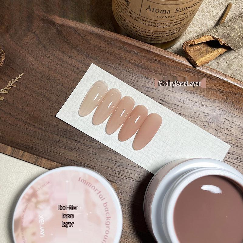 Xiao Ying Nail Art - Big White Jar Nude Translucent Gel Polish Collection