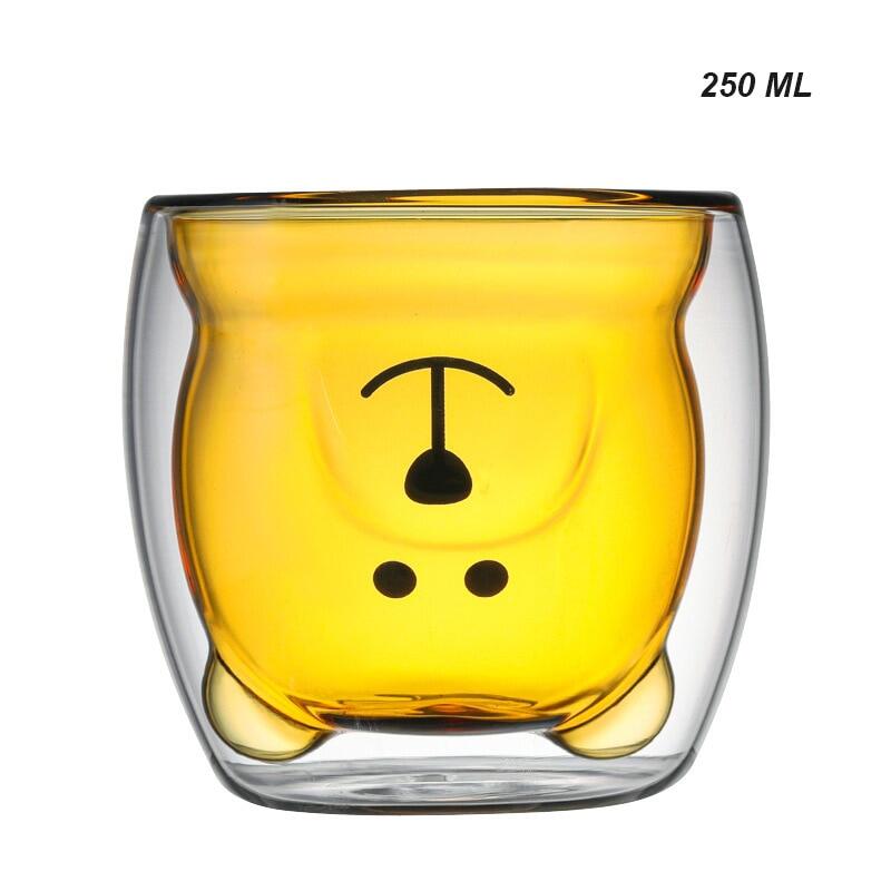 Bingod 200ML Sba Inu Cute Milk Cup Breakfast Tea Coffee Lovely Cartoon Juice Cups