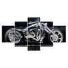 Lienzo de Motocicleta Vintage Clásico de 5 Piezas Impresión de Cinco Paneles Póster de Arte de Pared Moderno Imagen Decoración del Hogar Regalo Para Él Para Ella