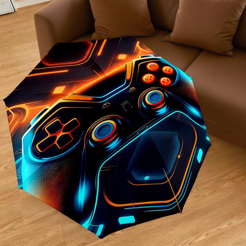 1PC Gamepad Umbrella-8-Rib Reinforced, Automatic Open, Lightweight & Durable, Fashion Accessory for Outdoor, J0326