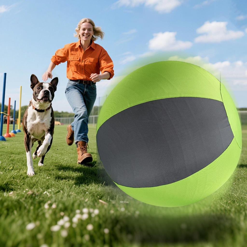 Large Herding Ball For Dogs Inflatable Puppy Training Giant Dog Ball Toy For Pet Parents Animal Lovers Trainers Backyard Lawn