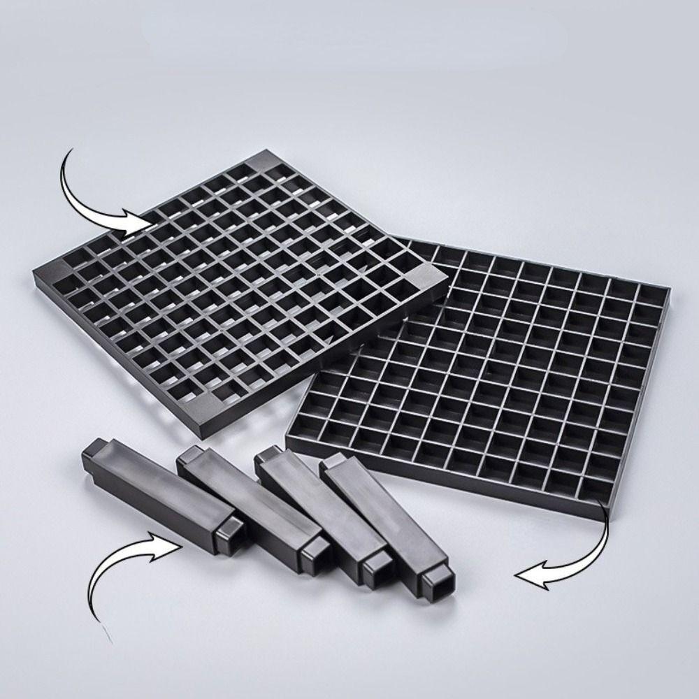 96 Holes Paint Brush Holder Square Painting Brush Storage Organizer Holds Up Storage  Artists Art