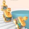 Push Gear Pull Back Car Light Up Inertial Car Durable Baby Animal Car Toys  Toddlers 1-3 Years