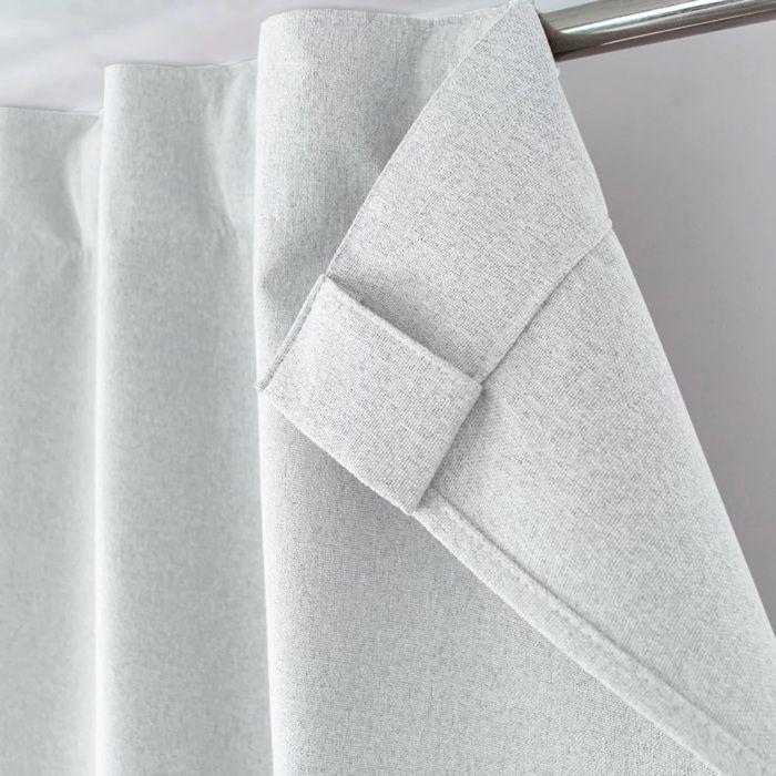 1 Rideau Occultant total 140 x 240 cm Eclipse Blanc