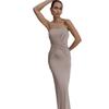 New popular gentle tube top fish tail European and American style waist kink slim women's long evening dress dress