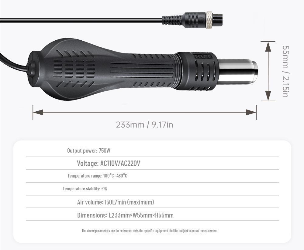 JCD 8898 Dual Screen Wall-Mounted Soldering Station: High-Power Hot Air Gun & Soldering Iron with Constant Temperature Control.