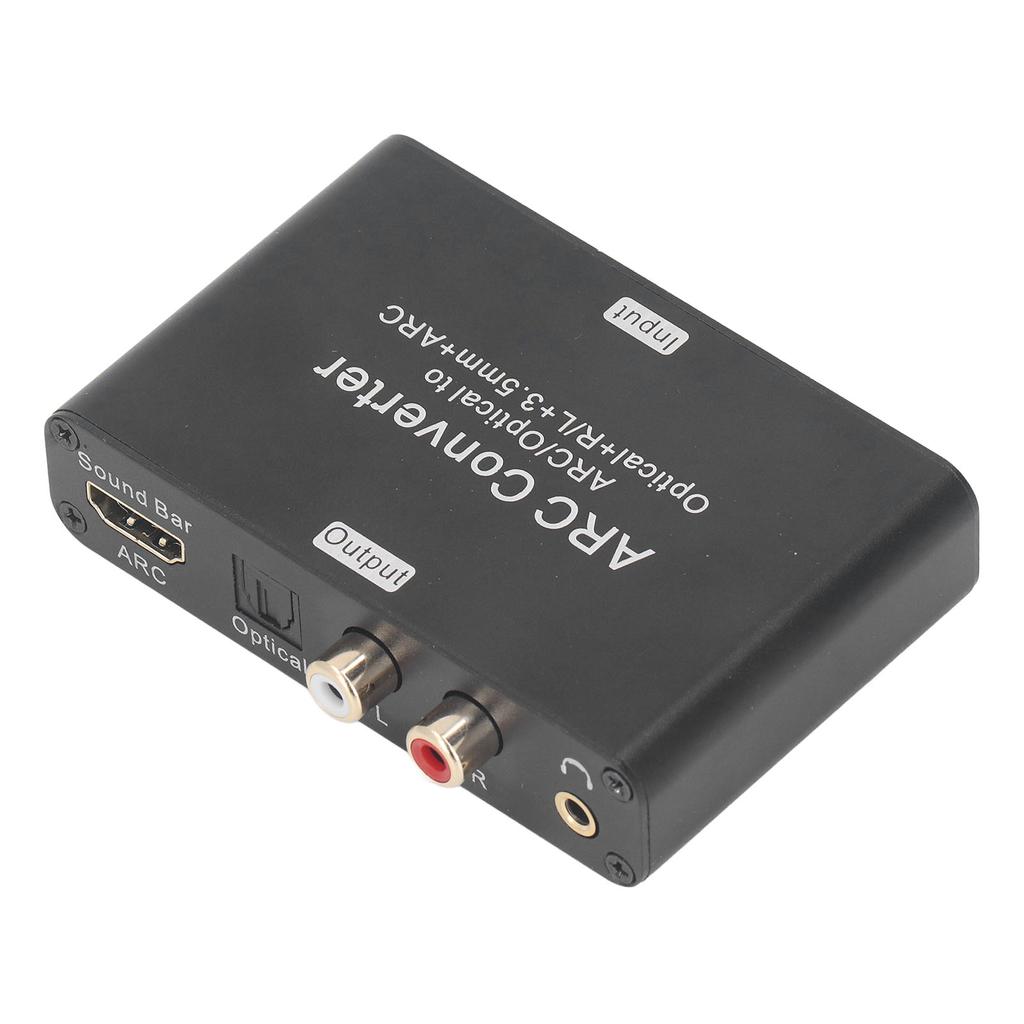 Digital to Analog Audio Converter 192KHZ Optical to RCA 3.5mm Stereo Audio Adapter for Amplifier
