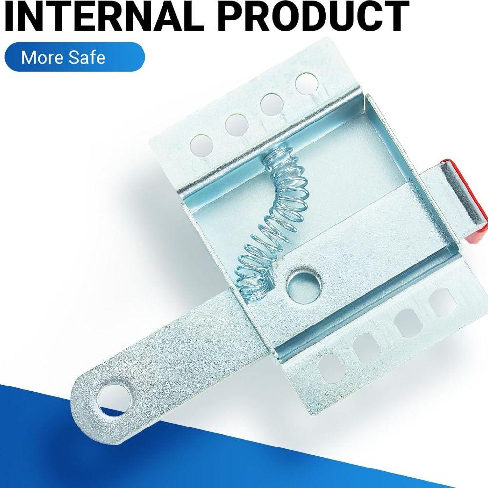 Heavy Duty Slide Latch Galvanized Steel Door Locking Kit Essential Garage Door Locks  Garage Doors