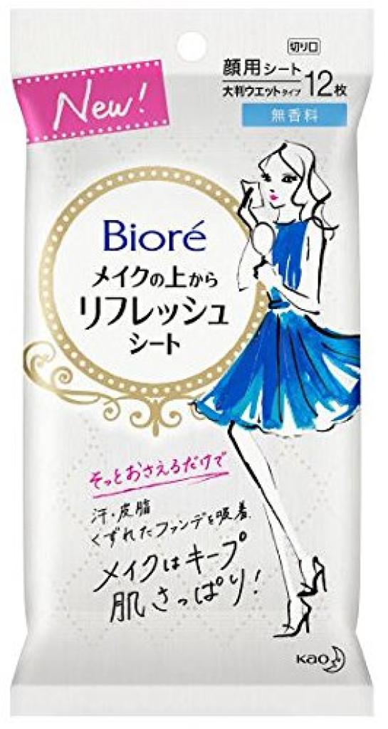 Biore Makeup Refresh 12 listů x 3 kusy [Hromadný nákup] List, Neparfemovaný, Přenosný,